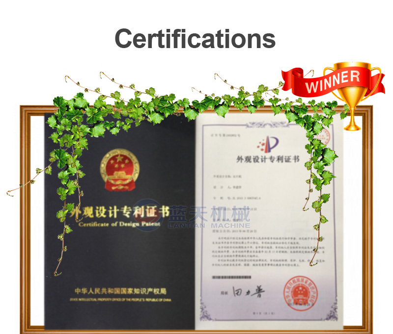 mangosteen dryer manufacturer's qualification certificate