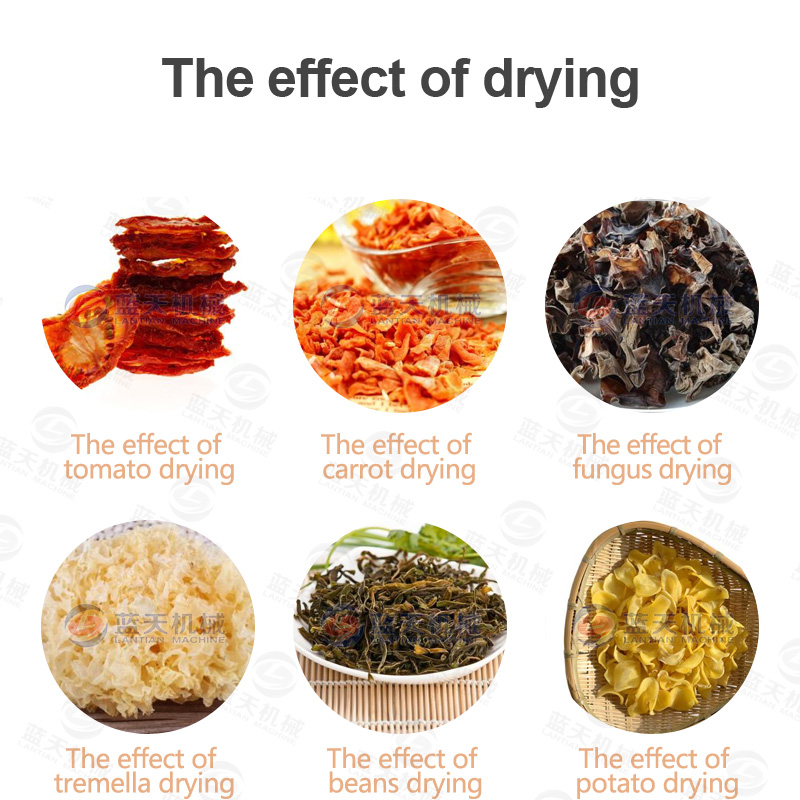 Other vegetable drying effect