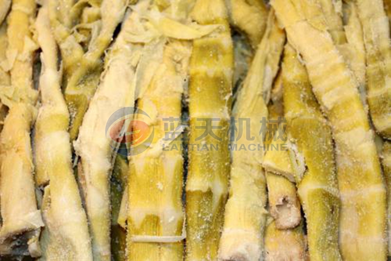 bamboo shoot dryer drying effect