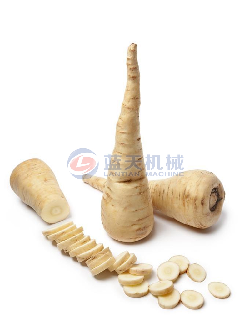 Parsnip before drying