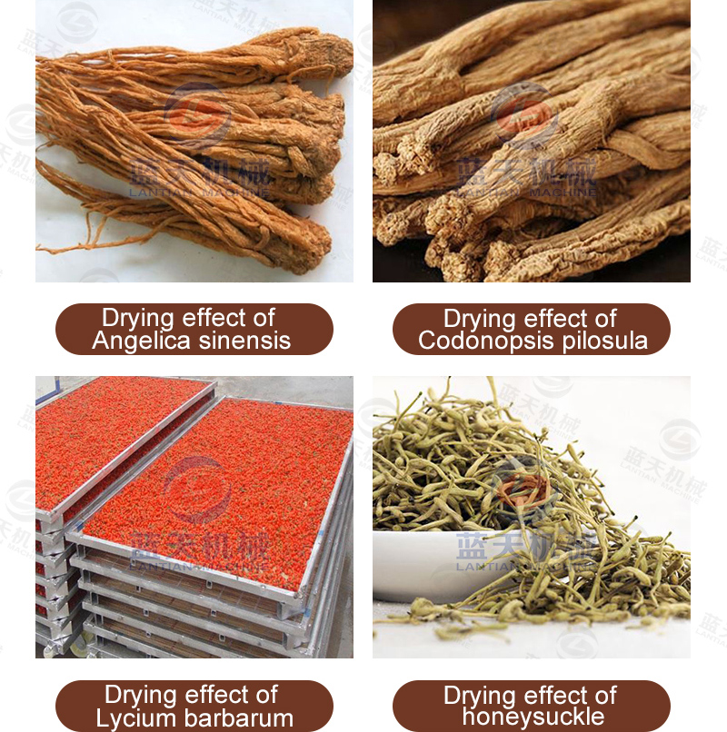 Herbal drying effect chart
