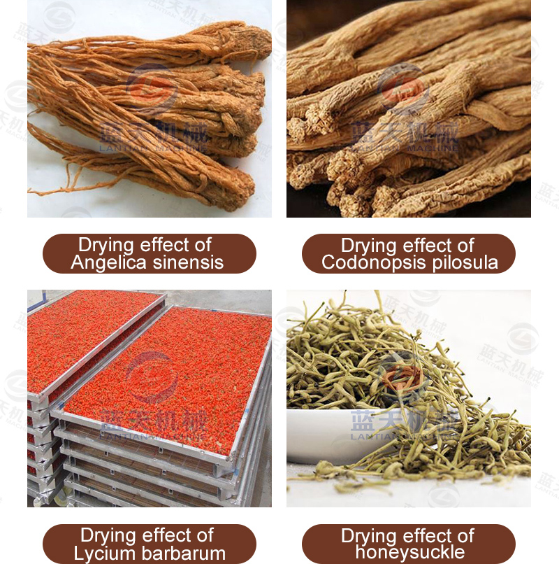 Herbal drying effect chart