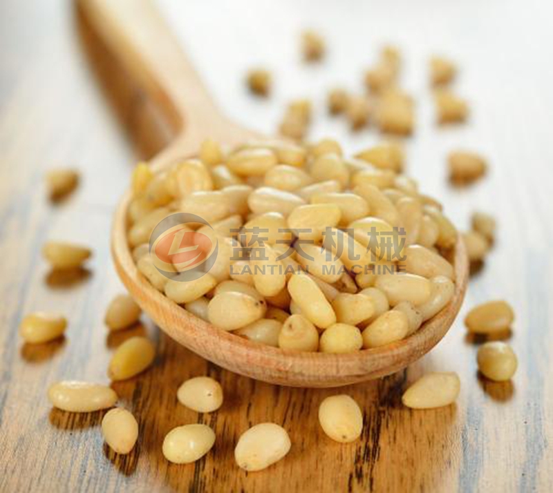 Pine nuts before drying