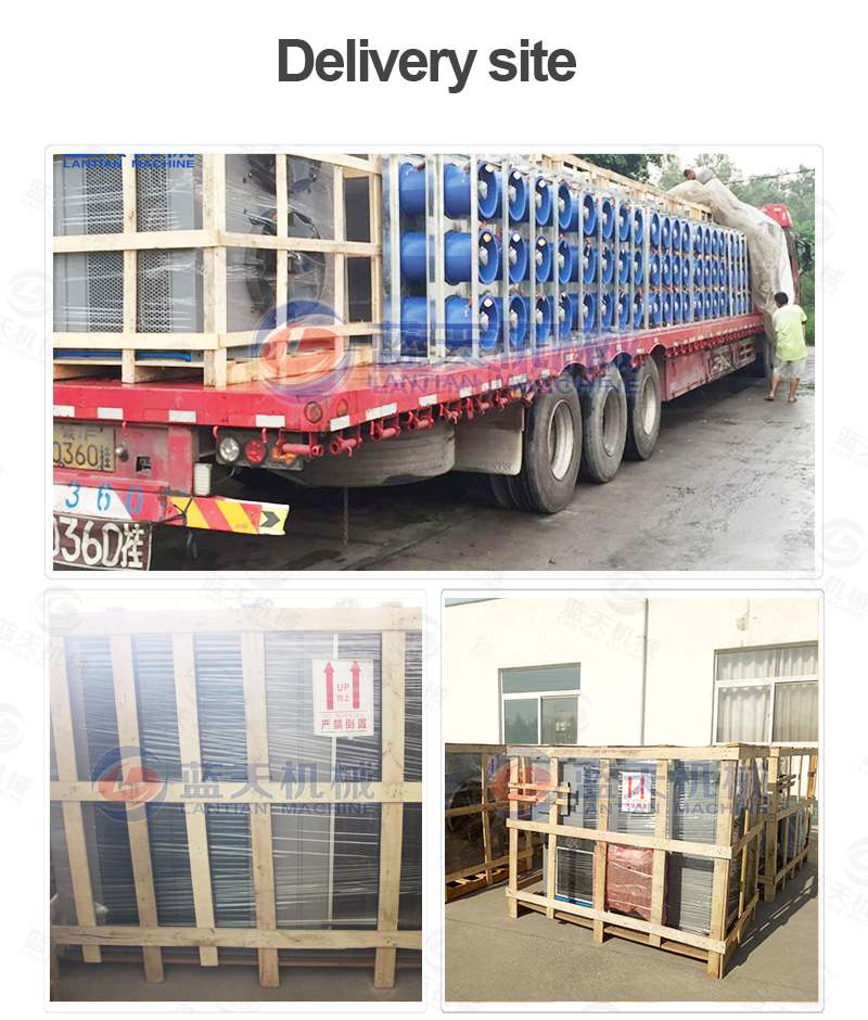 coconut chips dryer packaging and transportation