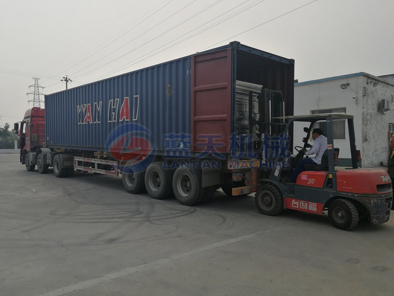 blueberry dryer machine packaging and transportation