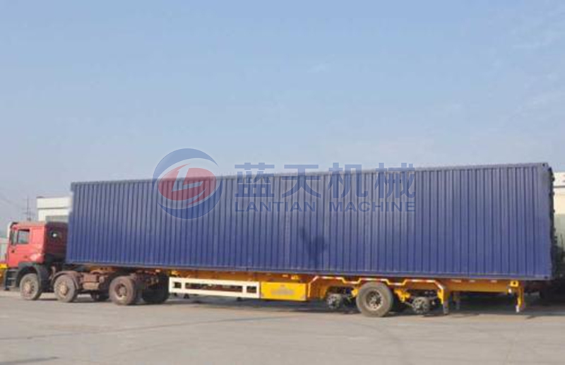 grape dryer machine packaging and transportation
