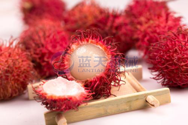 Rambutan before drying