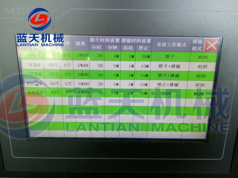 longan dryer PLC control panel