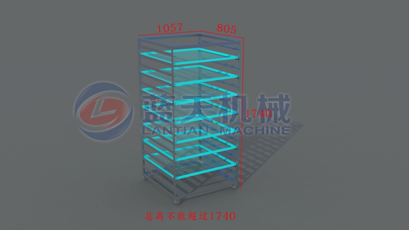 Sapodilla dryer small cart design