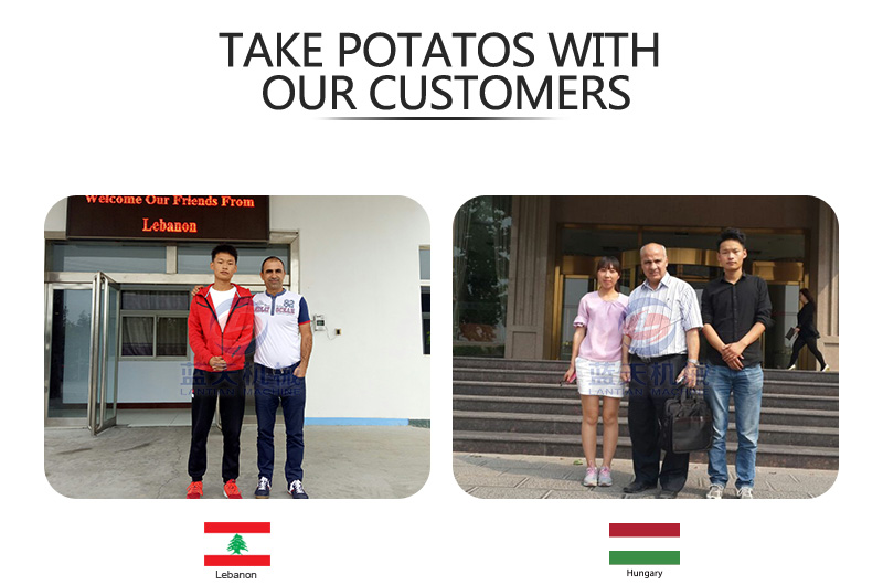 potato washing machine manufacturer with customer