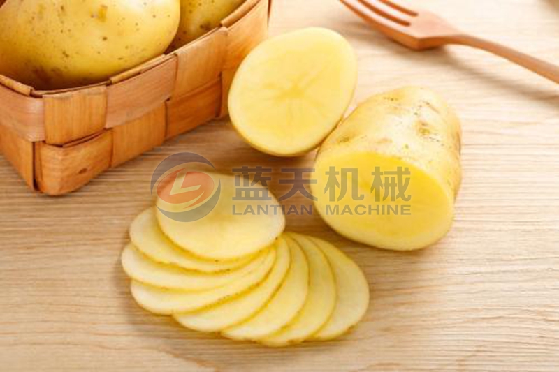 potato after slicer 