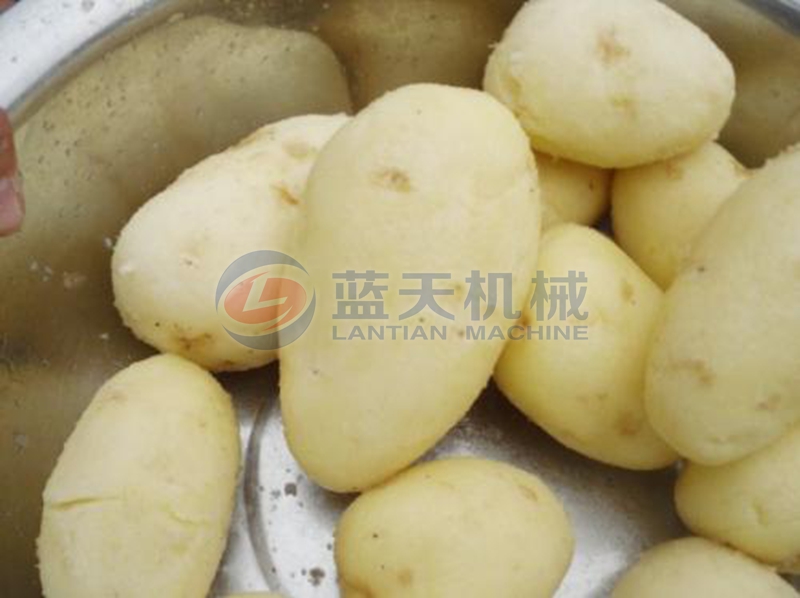 potato after wash