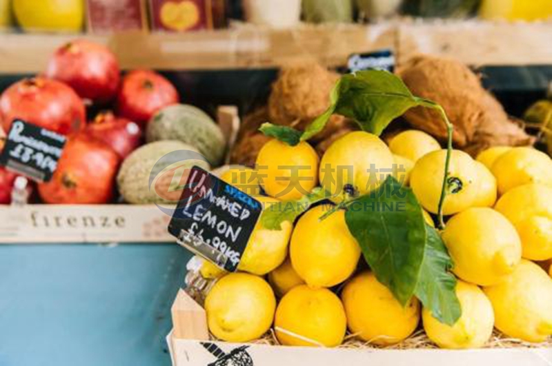 lemon before slice