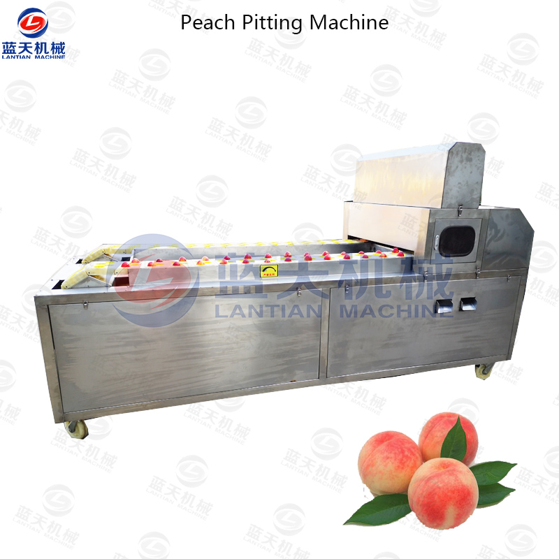 peach pitting machine