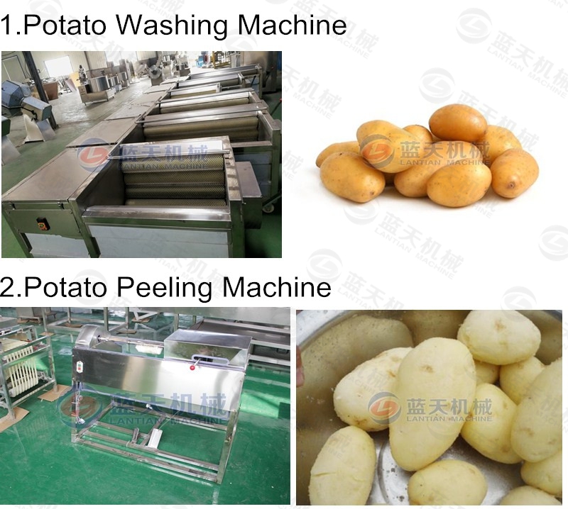 potato peeling machine support equipment