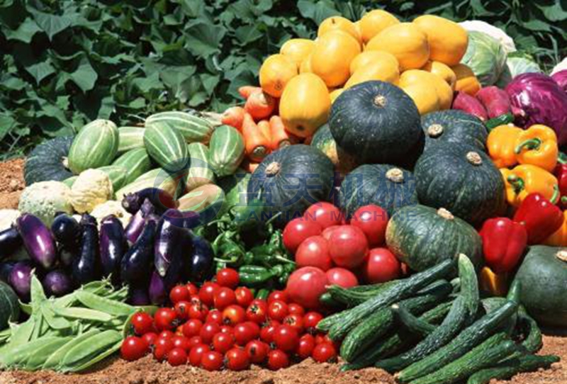 vegetable before blanching 