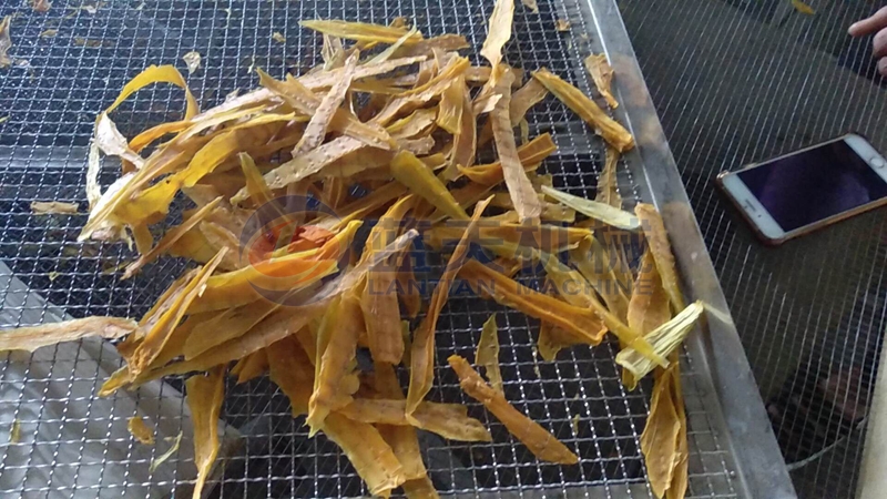 Mango drying process