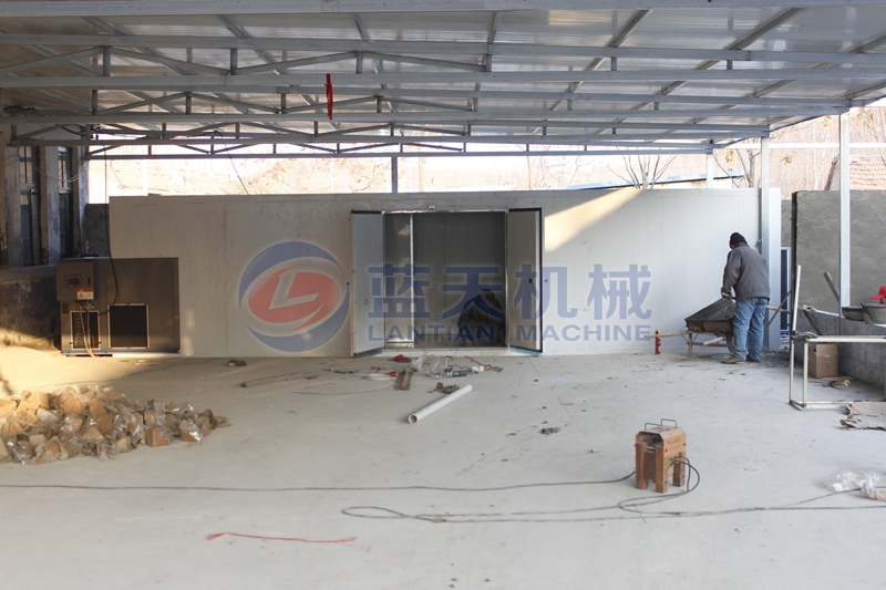 China fig dryer installation site